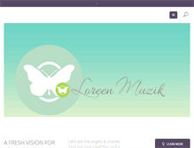 Tablet Screenshot of loreenmuzik.com